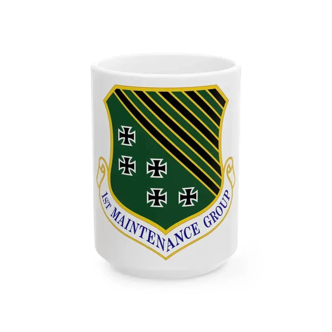 1 Maintenance Group ACC (U.S. Air Force) White Coffee Mug 15oz - Go Mug Yourself