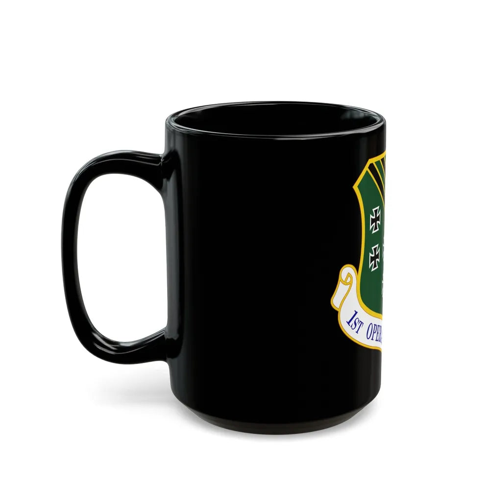 1 Operations Group ACC (U.S. Air Force) Black Coffee Mug-Go Mug Yourself