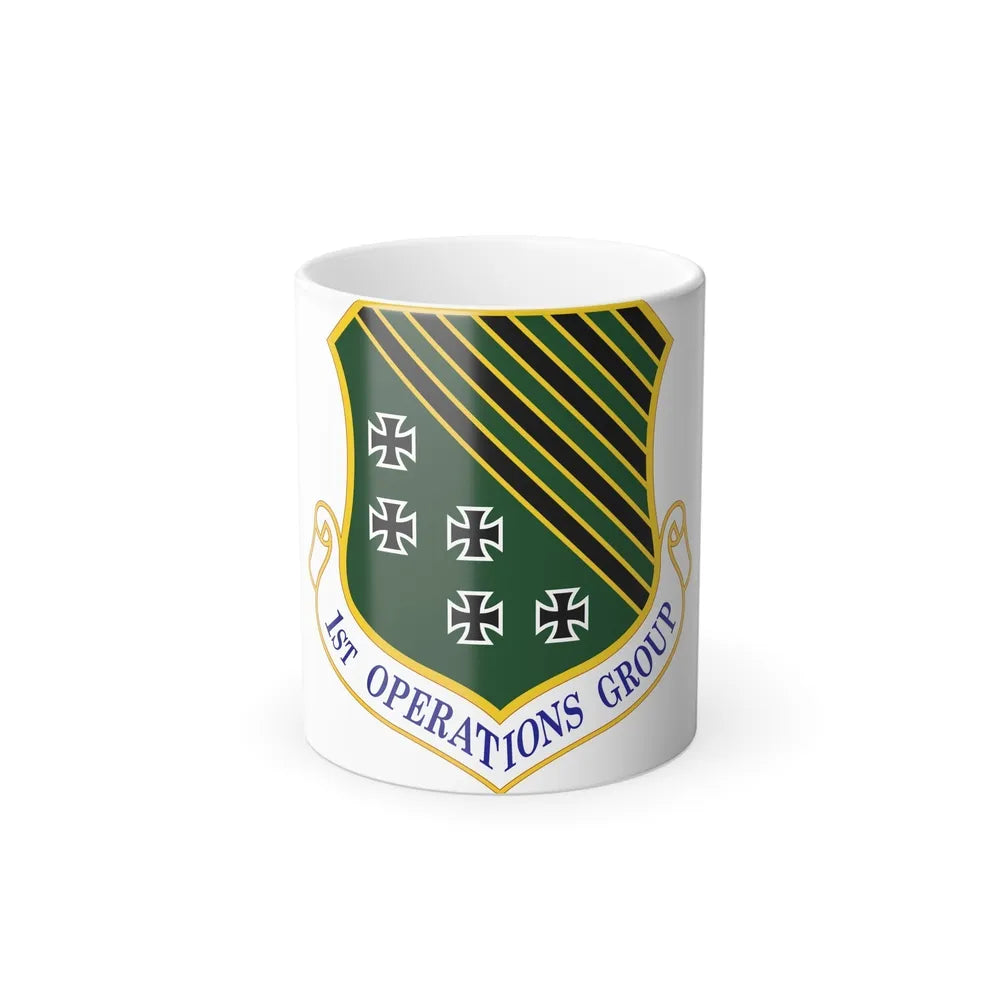 1 Operations Group ACC (U.S. Air Force) Color Changing Coffee Mug-11oz-Go Mug Yourself