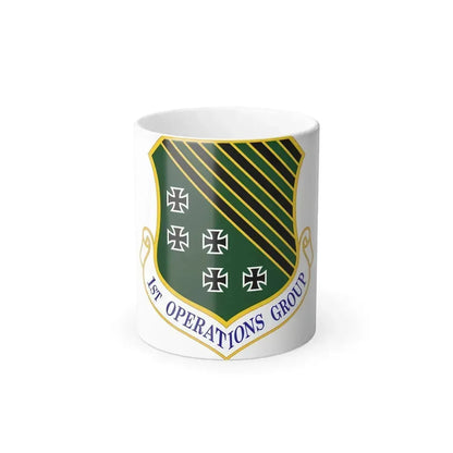 1 Operations Group ACC (U.S. Air Force) Color Changing Coffee Mug 11oz - Go Mug Yourself