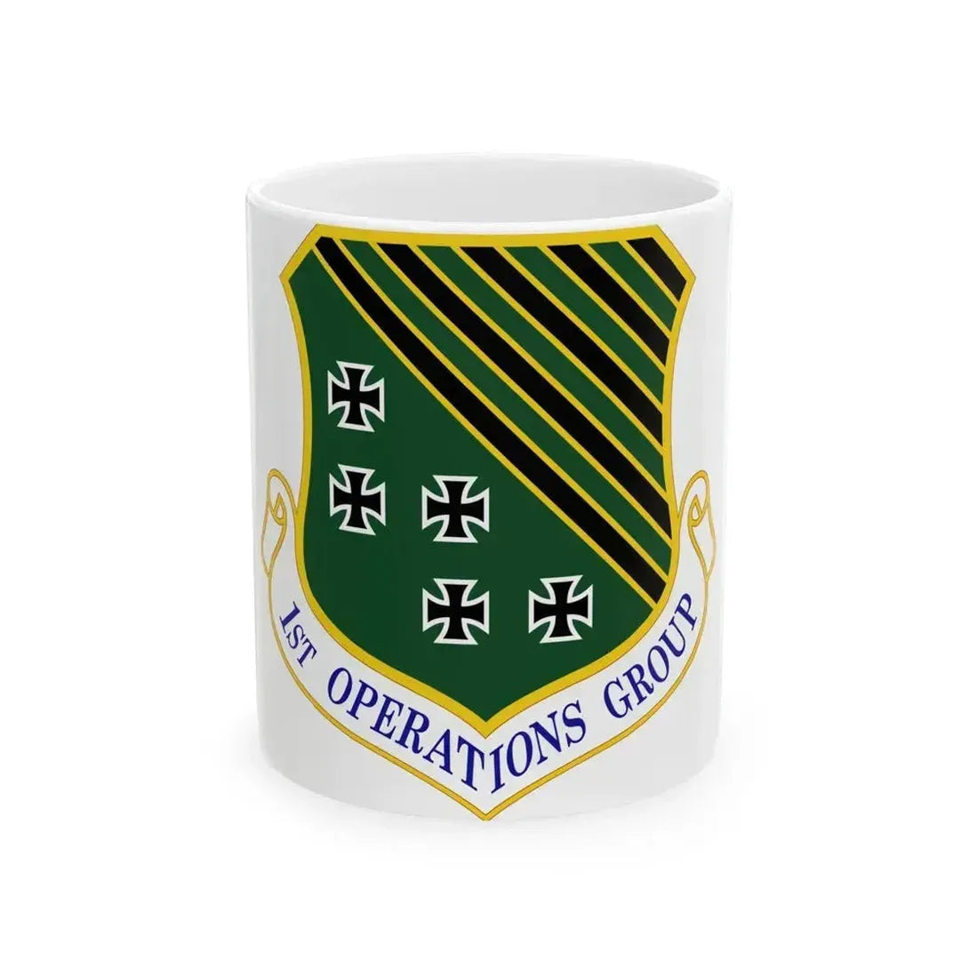 1 Operations Group ACC (U.S. Air Force) White Coffee Mug 11oz - Go Mug Yourself