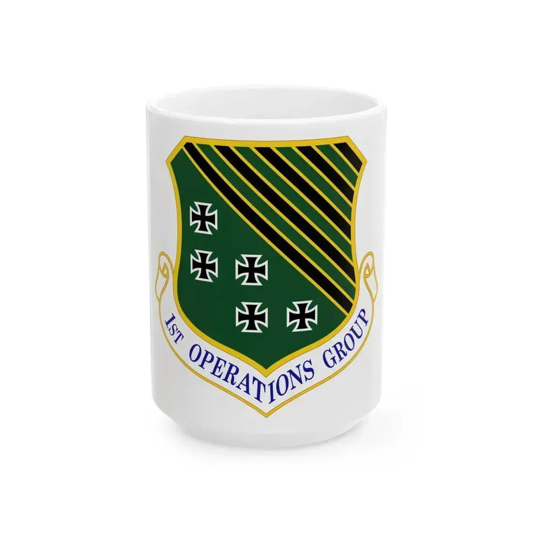 1 Operations Group ACC (U.S. Air Force) White Coffee Mug 15oz - Go Mug Yourself