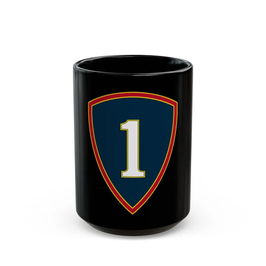 1 Personnel Command 3 (U.S. Army) Black Coffee Mug-15oz-Go Mug Yourself