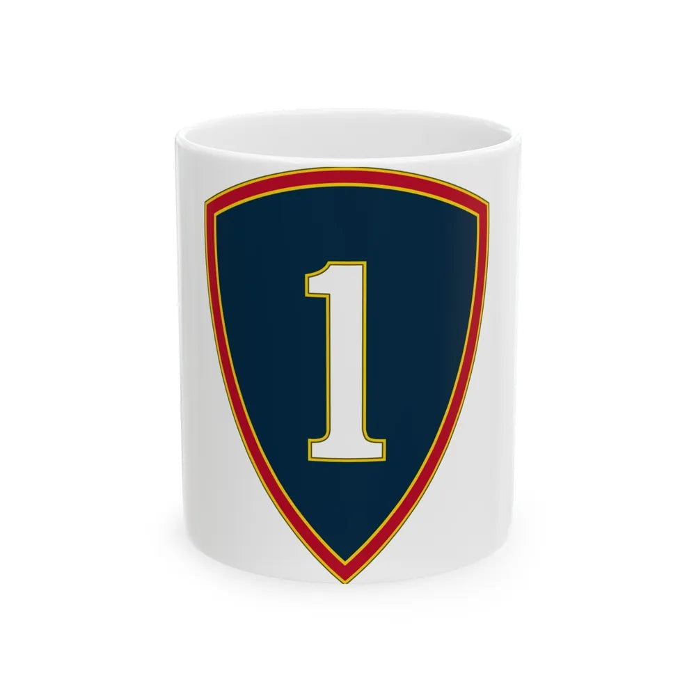 1 Personnel Command 3 (U.S. Army) White Coffee Mug-11oz-Go Mug Yourself