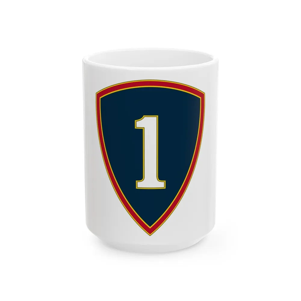 1 Personnel Command 3 (U.S. Army) White Coffee Mug-15oz-Go Mug Yourself