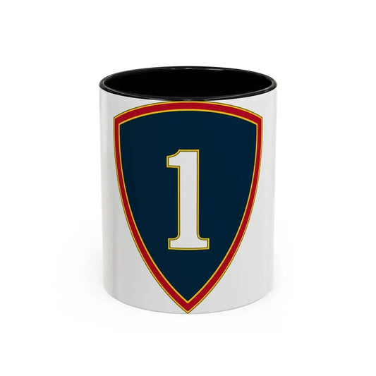1 Personnel Command 3 (U.S. Army) Accent Coffee Mug 11oz Black - Go Mug Yourself