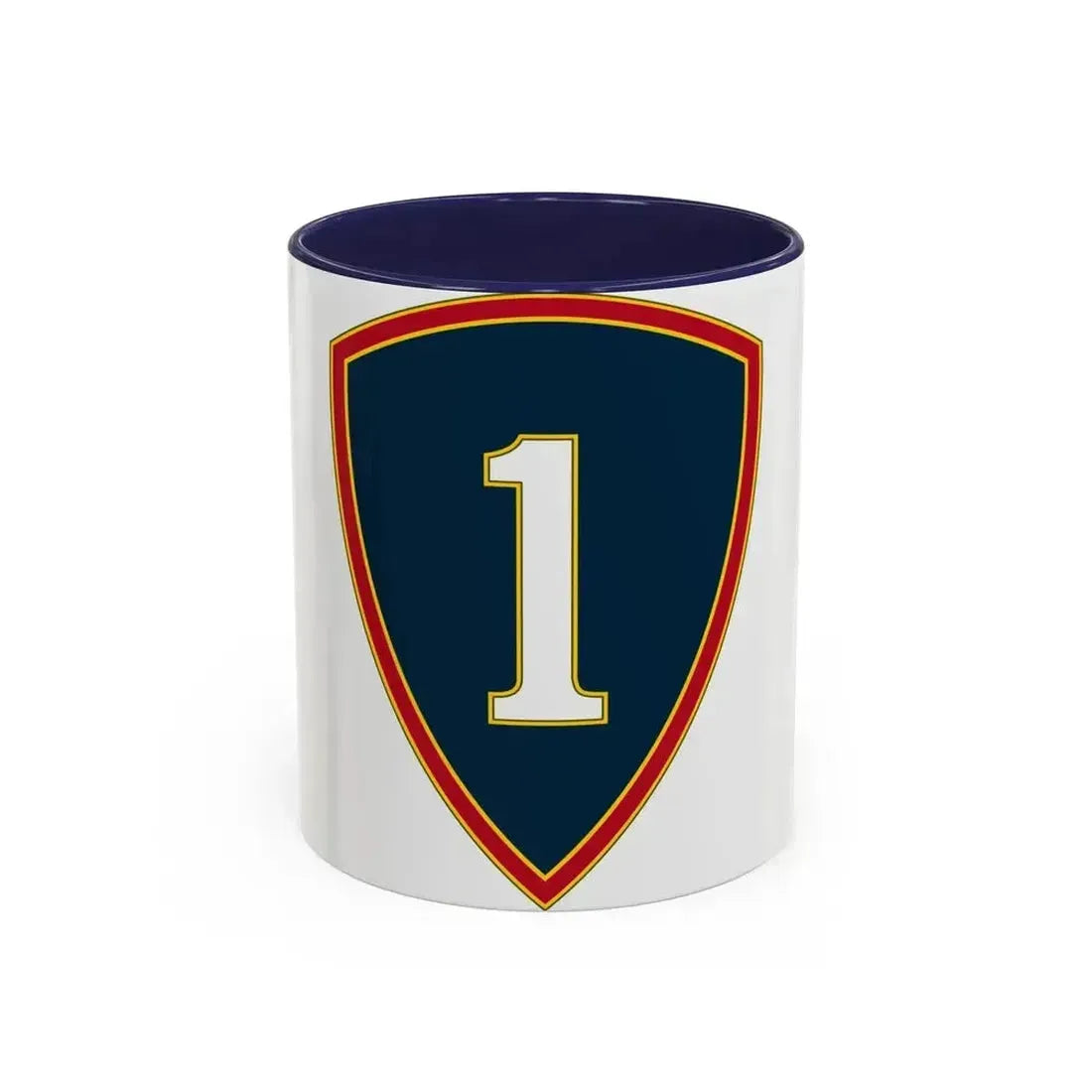 1 Personnel Command 3 (U.S. Army) Accent Coffee Mug 11oz Navy - Go Mug Yourself