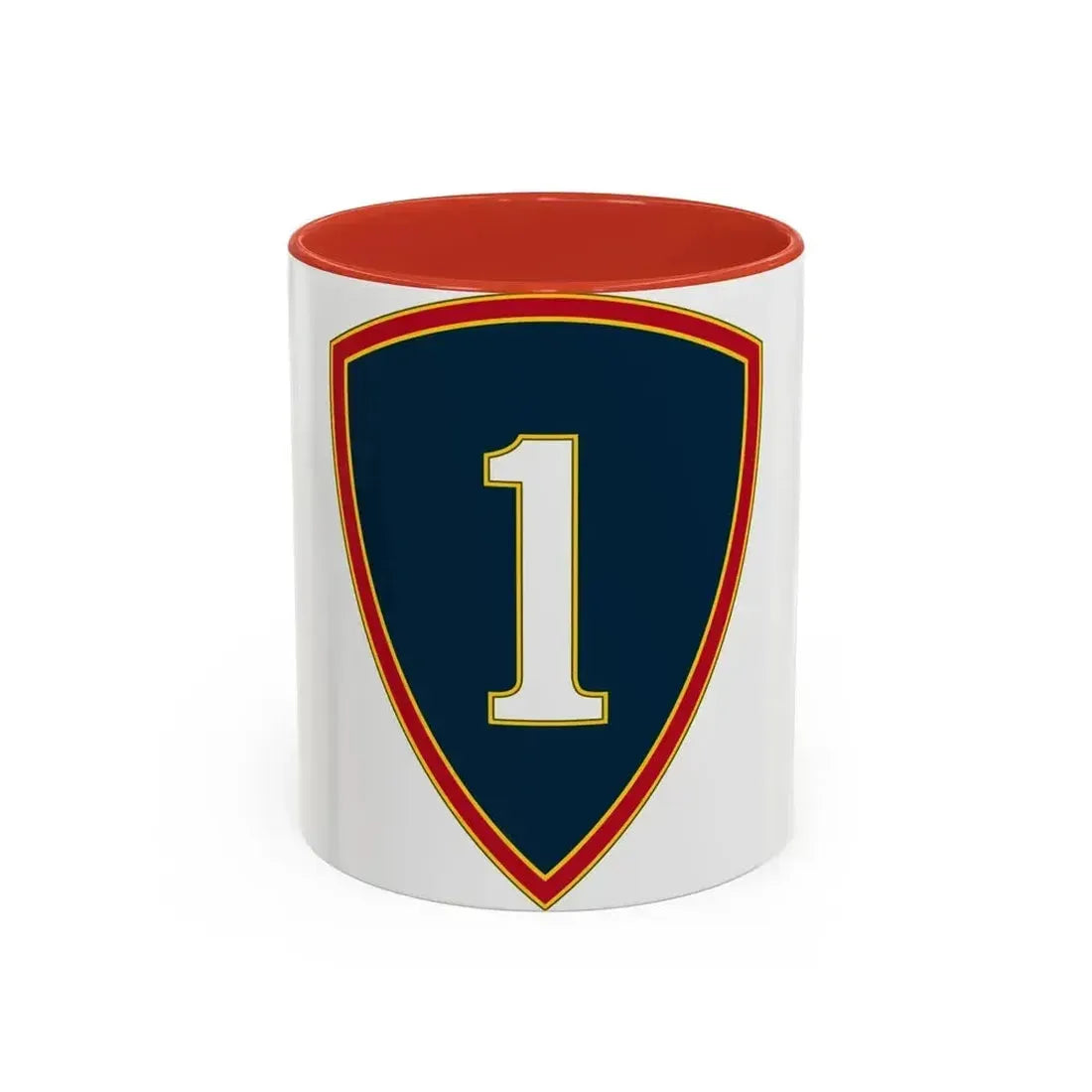 1 Personnel Command 3 (U.S. Army) Accent Coffee Mug 11oz Red - Go Mug Yourself