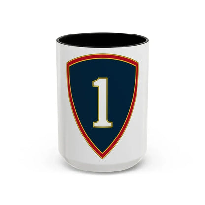 1 Personnel Command 3 (U.S. Army) Accent Coffee Mug 15oz Black - Go Mug Yourself