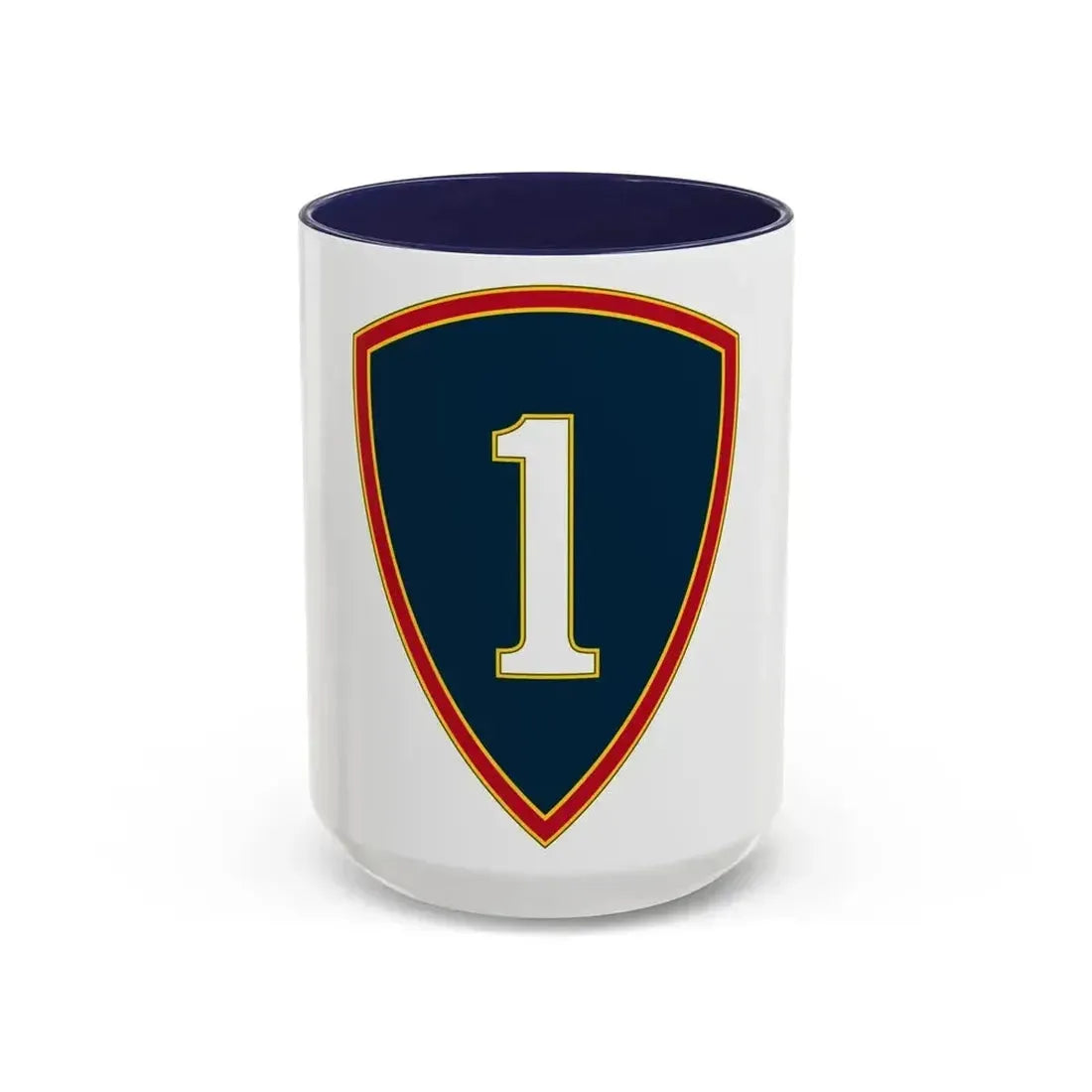 1 Personnel Command 3 (U.S. Army) Accent Coffee Mug 15oz Navy - Go Mug Yourself