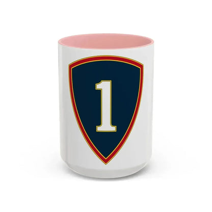 1 Personnel Command 3 (U.S. Army) Accent Coffee Mug 15oz Pink - Go Mug Yourself