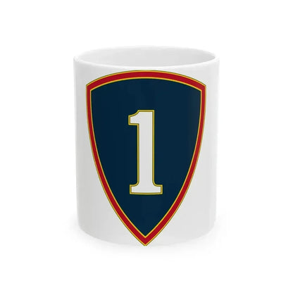 1 Personnel Command 3 (U.S. Army) White Coffee Mug 11oz - Go Mug Yourself