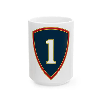 1 Personnel Command 3 (U.S. Army) White Coffee Mug 15oz - Go Mug Yourself