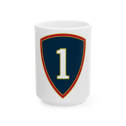 1 Personnel Command 3 (U.S. Army) White Coffee Mug 15oz - Go Mug Yourself