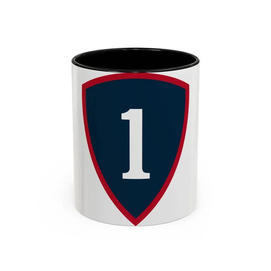 1 Personnel Command (U.S. Army) Accent Coffee Mug 11oz Black - Go Mug Yourself