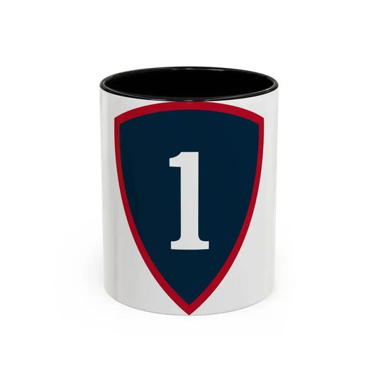 1 Personnel Command (U.S. Army) Accent Coffee Mug 11oz Black - Go Mug Yourself