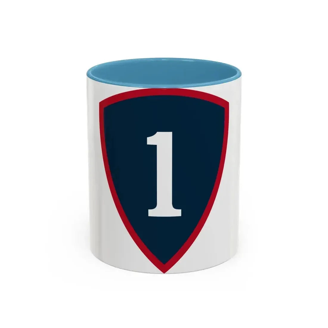 1 Personnel Command (U.S. Army) Accent Coffee Mug 11oz Light Blue - Go Mug Yourself
