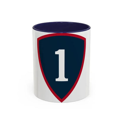1 Personnel Command (U.S. Army) Accent Coffee Mug 11oz Navy - Go Mug Yourself
