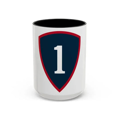 1 Personnel Command (U.S. Army) Accent Coffee Mug 15oz Black - Go Mug Yourself
