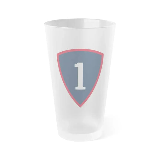 1 Personnel Command (U.S. Army) Frosted Pint Glass 16oz Default Title - Go Mug Yourself