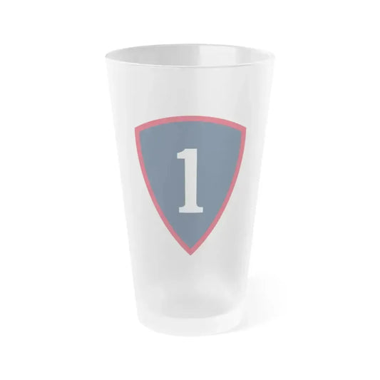 1 Personnel Command (U.S. Army) Frosted Pint Glass 16oz Default Title - Go Mug Yourself