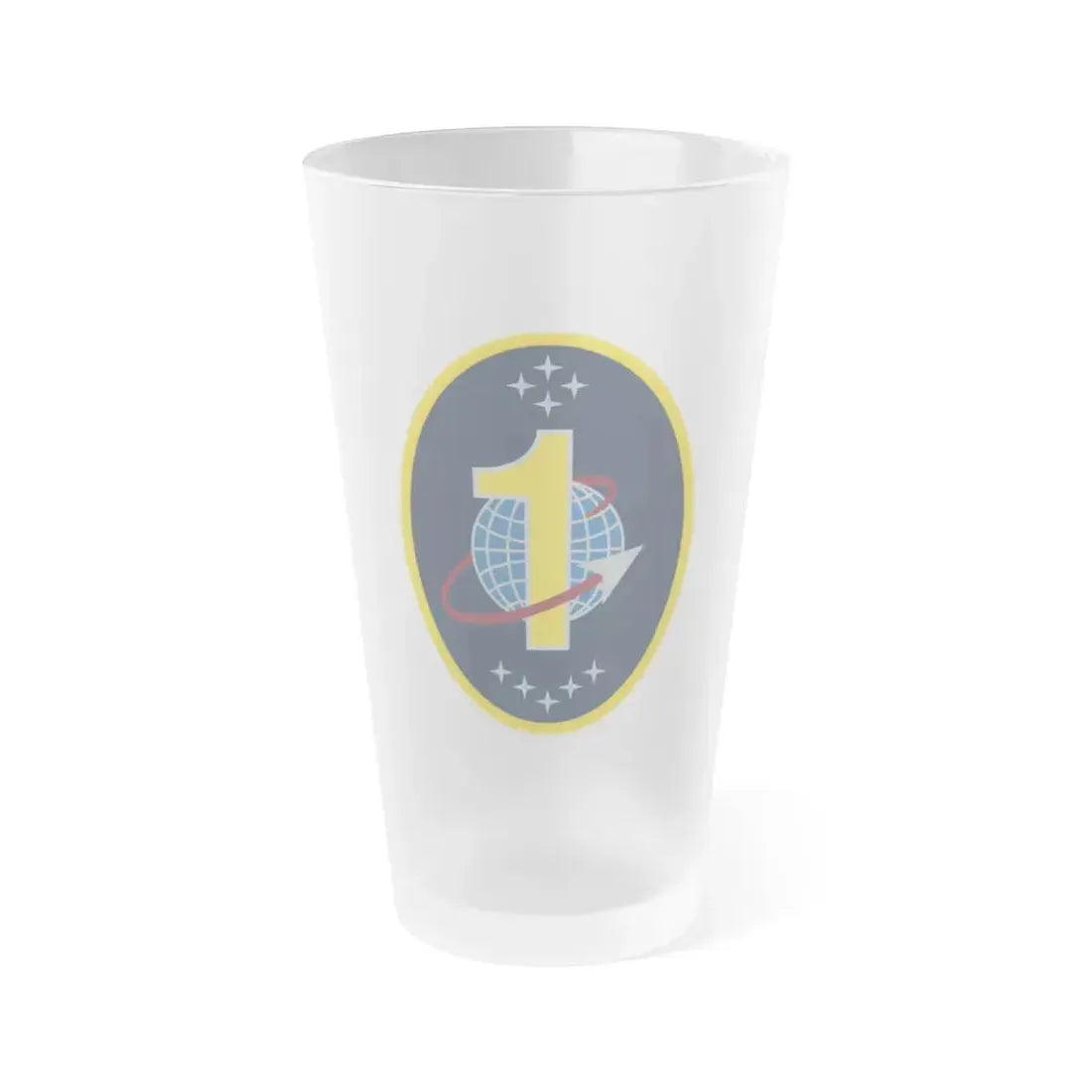 1 Range Operations Squadron (U.S. Space Force) Frosted Pint Glass 16oz Default Title - Go Mug Yourself