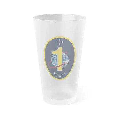 1 Range Operations Squadron (U.S. Space Force) Frosted Pint Glass 16oz Default Title - Go Mug Yourself