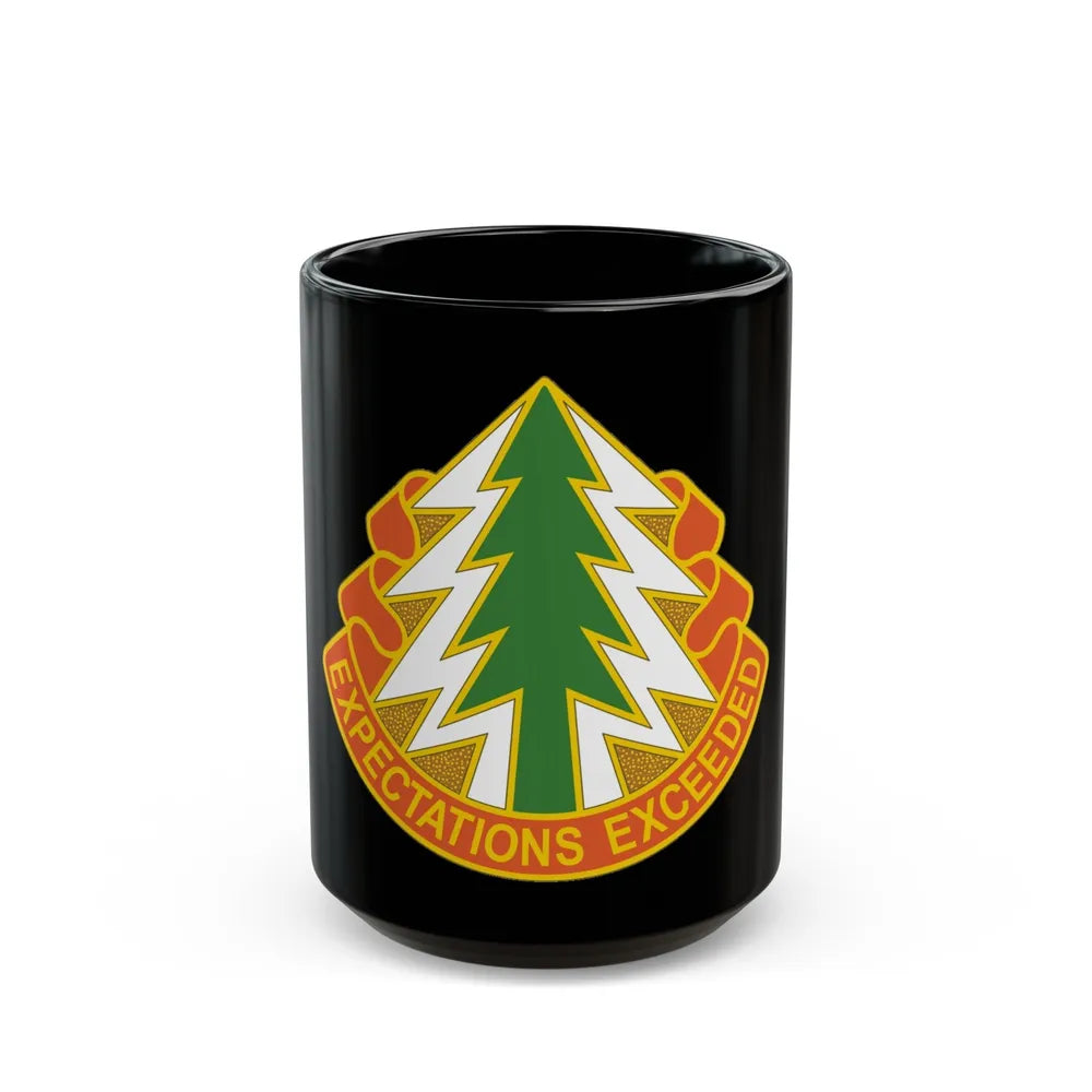 1 Signal Group (U.S. Army) Black Coffee Mug-15oz-Go Mug Yourself