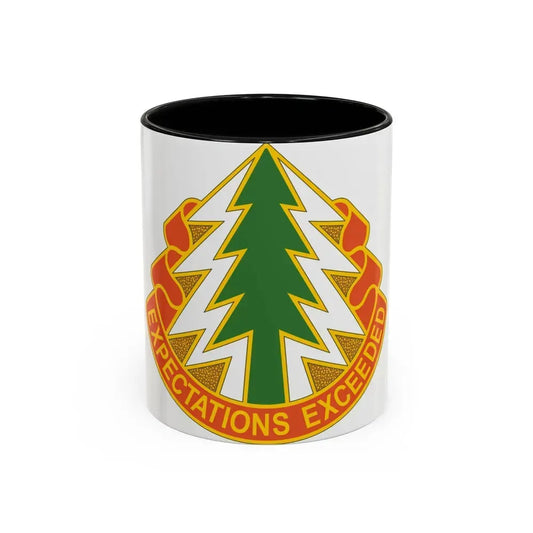 1 Signal Group (U.S. Army) Accent Coffee Mug 11oz Black - Go Mug Yourself