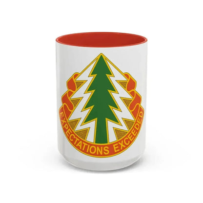 1 Signal Group (U.S. Army) Accent Coffee Mug 15oz Red - Go Mug Yourself
