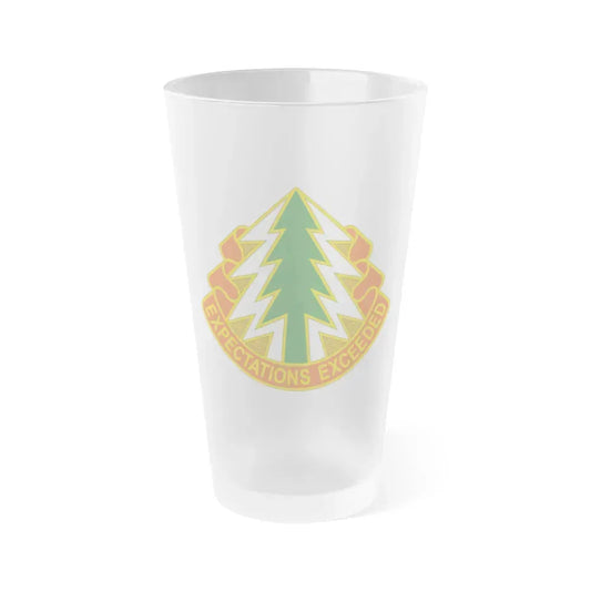 1 Signal Group (U.S. Army) Frosted Pint Glass 16oz Default Title - Go Mug Yourself