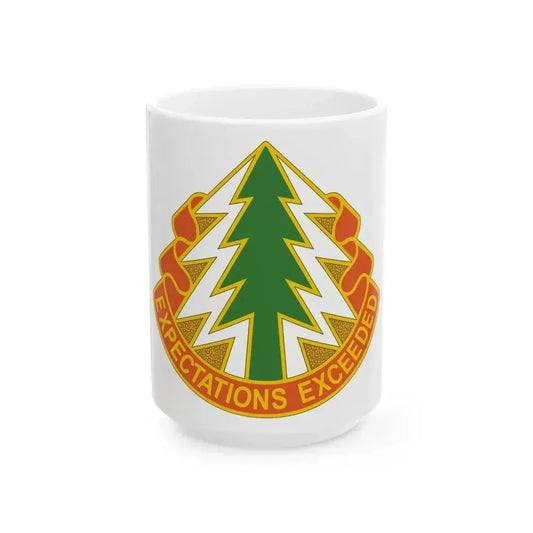 1 Signal Group (U.S. Army) White Coffee Mug 15oz - Go Mug Yourself