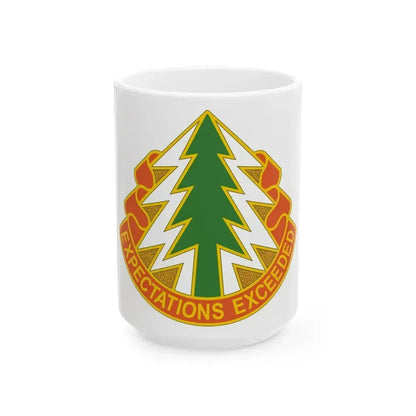 1 Signal Group (U.S. Army) White Coffee Mug 15oz - Go Mug Yourself