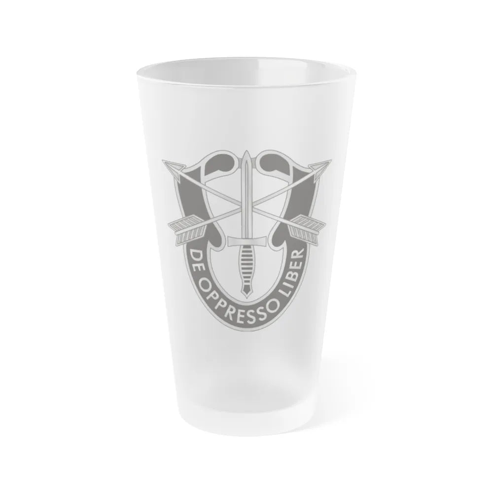 1 Special Forces (U.S. Army) Frosted Pint Glass 16oz-Go Mug Yourself