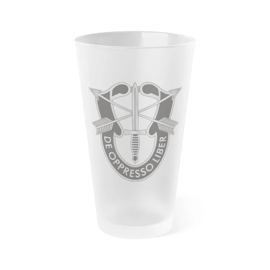 1 Special Forces (U.S. Army) Frosted Pint Glass 16oz-Go Mug Yourself