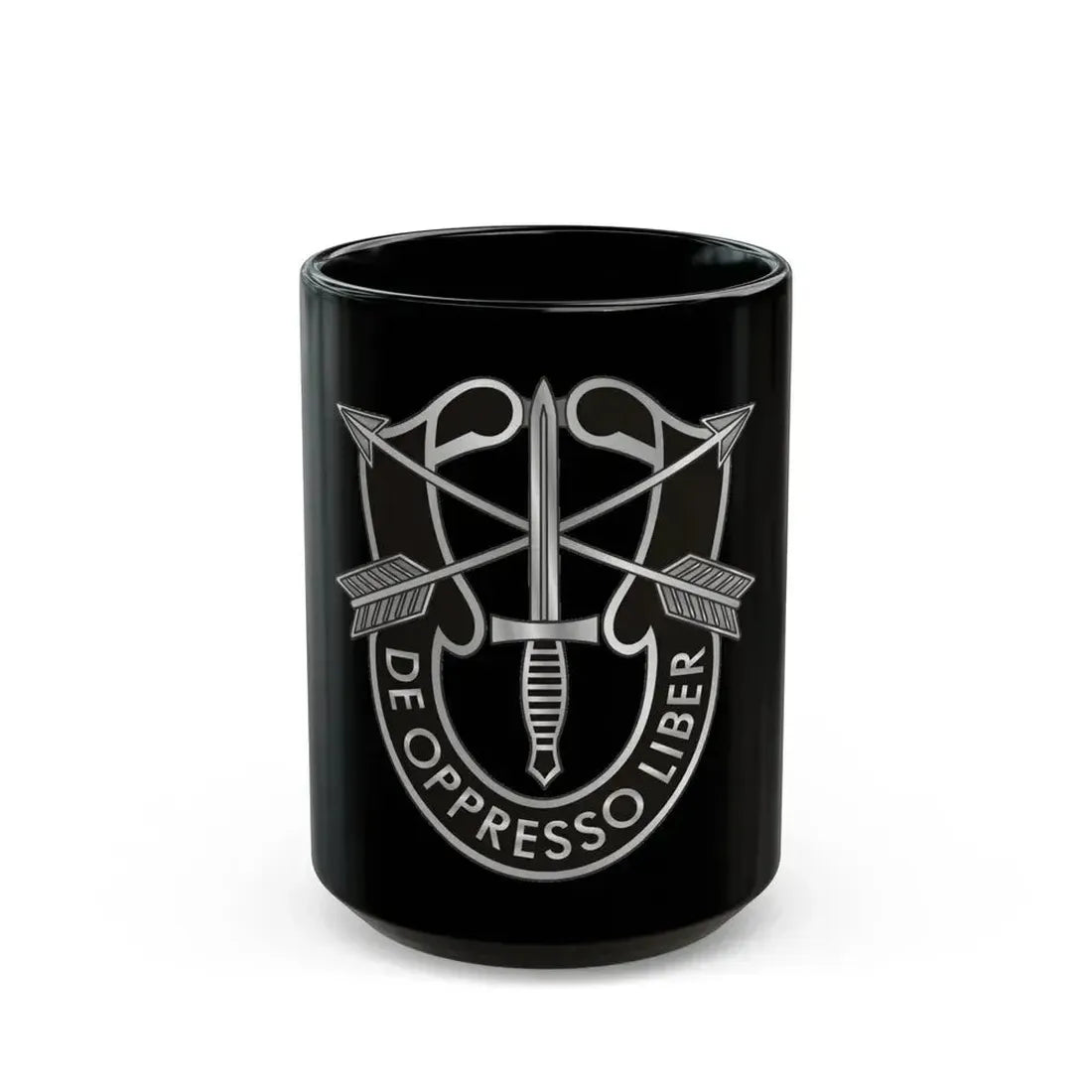 1 Special Forces (U.S. Army) Black Coffee Mug 15oz - Go Mug Yourself