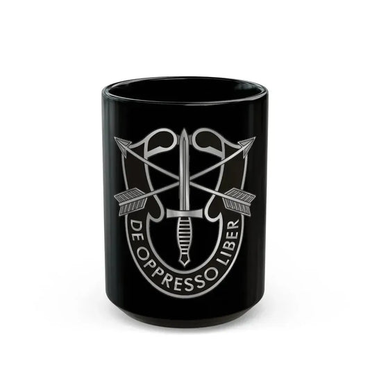 1 Special Forces (U.S. Army) Black Coffee Mug 15oz - Go Mug Yourself