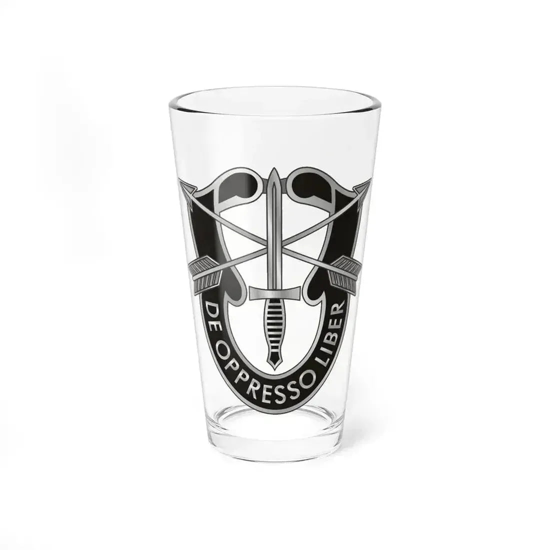 1 Special Forces (U.S. Army) Pint Glass 16oz 16oz - Go Mug Yourself