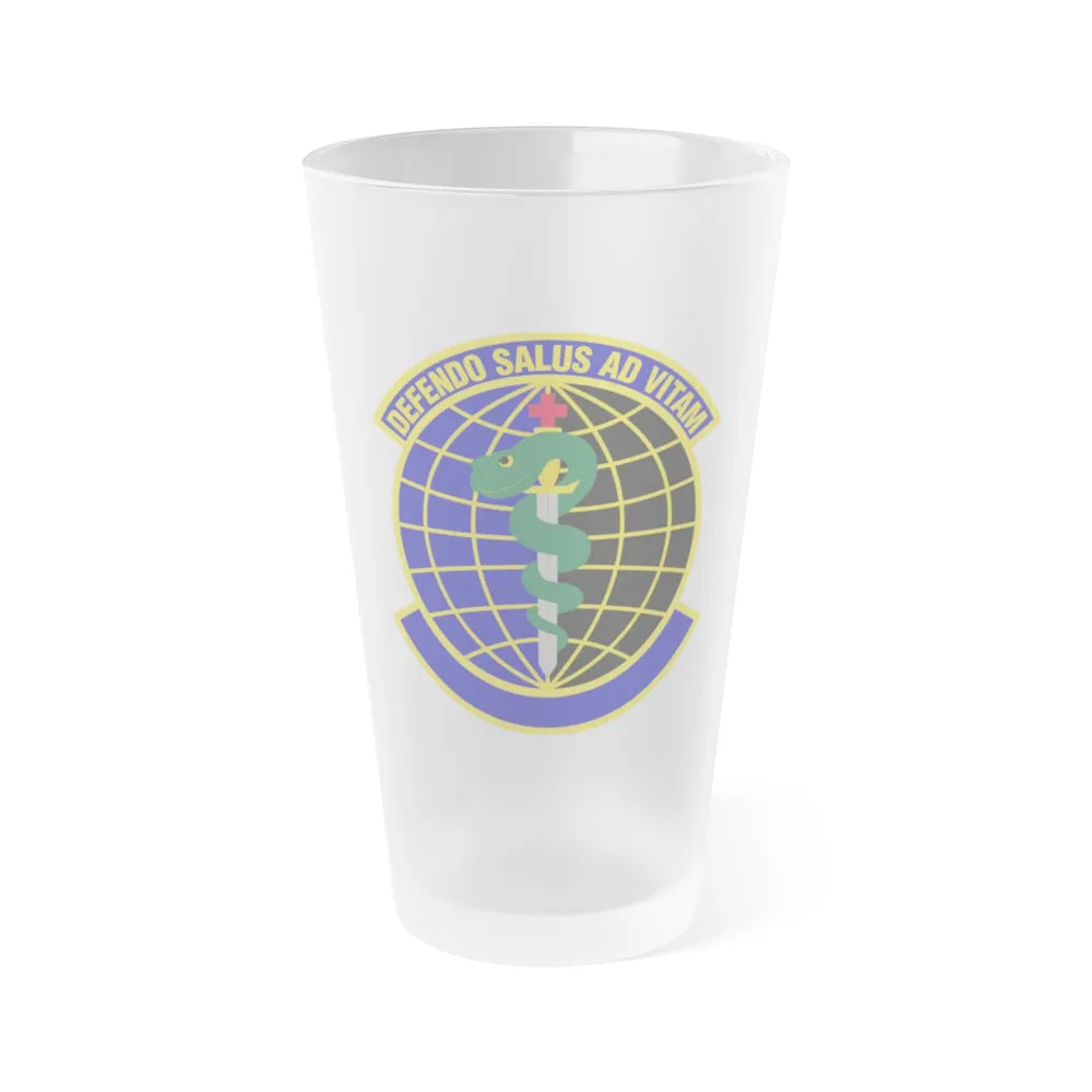 1 Special Operations Operational Medical Readiness Squadron (U.S. Air Force) Frosted Pint Glass 16oz-16oz-Frosted-Go Mug Yourself