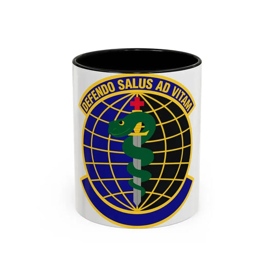 1 Special Operations Operational Medical Readiness Squadron (U.S. Air Force) Accent Coffee Mug 11oz Black - Go Mug Yourself