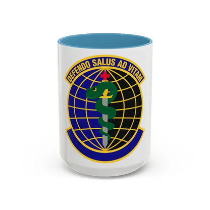 1 Special Operations Operational Medical Readiness Squadron (U.S. Air Force) Accent Coffee Mug 15oz Light Blue - Go Mug Yourself
