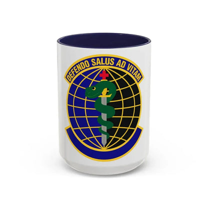 1 Special Operations Operational Medical Readiness Squadron (U.S. Air Force) Accent Coffee Mug 15oz Navy - Go Mug Yourself