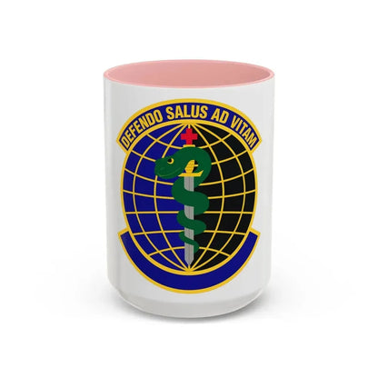 1 Special Operations Operational Medical Readiness Squadron (U.S. Air Force) Accent Coffee Mug 15oz Pink - Go Mug Yourself