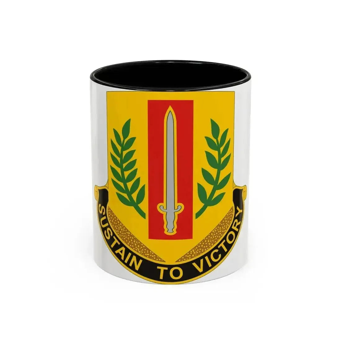 1 Sustainment Brigade 2 (U.S. Army) Accent Coffee Mug 11oz Black - Go Mug Yourself