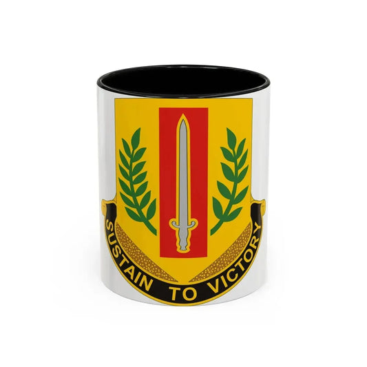 1 Sustainment Brigade 2 (U.S. Army) Accent Coffee Mug 11oz Black - Go Mug Yourself