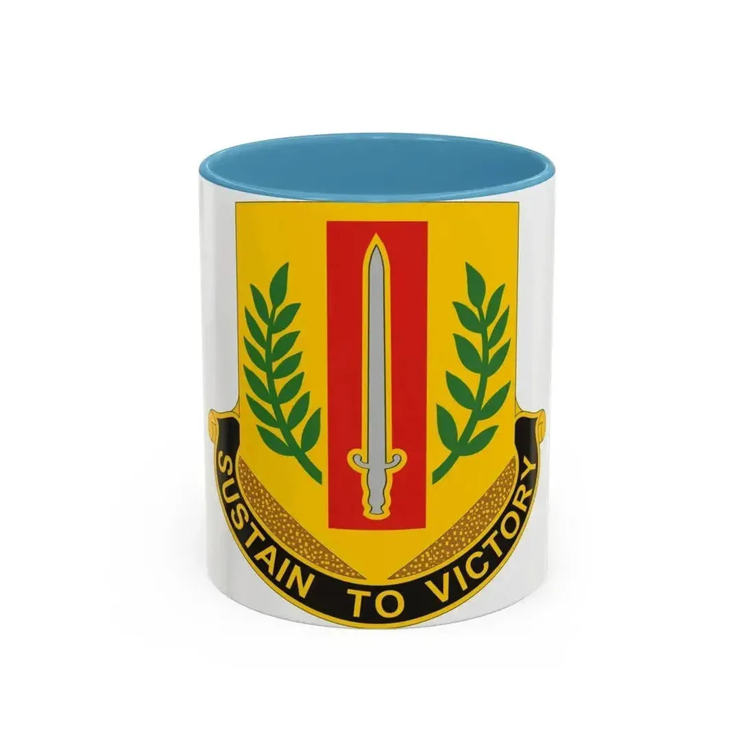 1 Sustainment Brigade 2 (U.S. Army) Accent Coffee Mug 11oz Light Blue - Go Mug Yourself