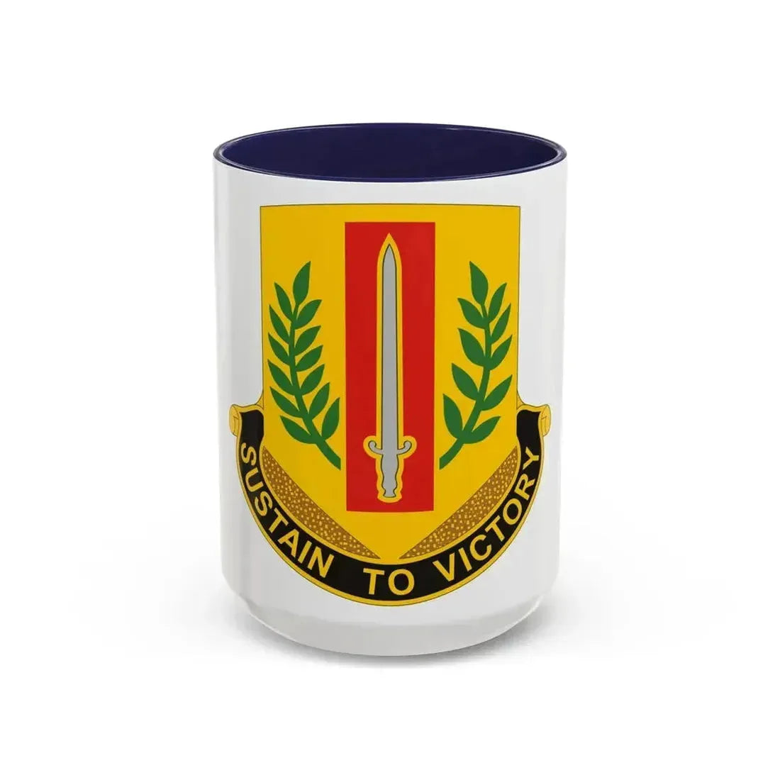 1 Sustainment Brigade 2 (U.S. Army) Accent Coffee Mug 15oz Navy - Go Mug Yourself