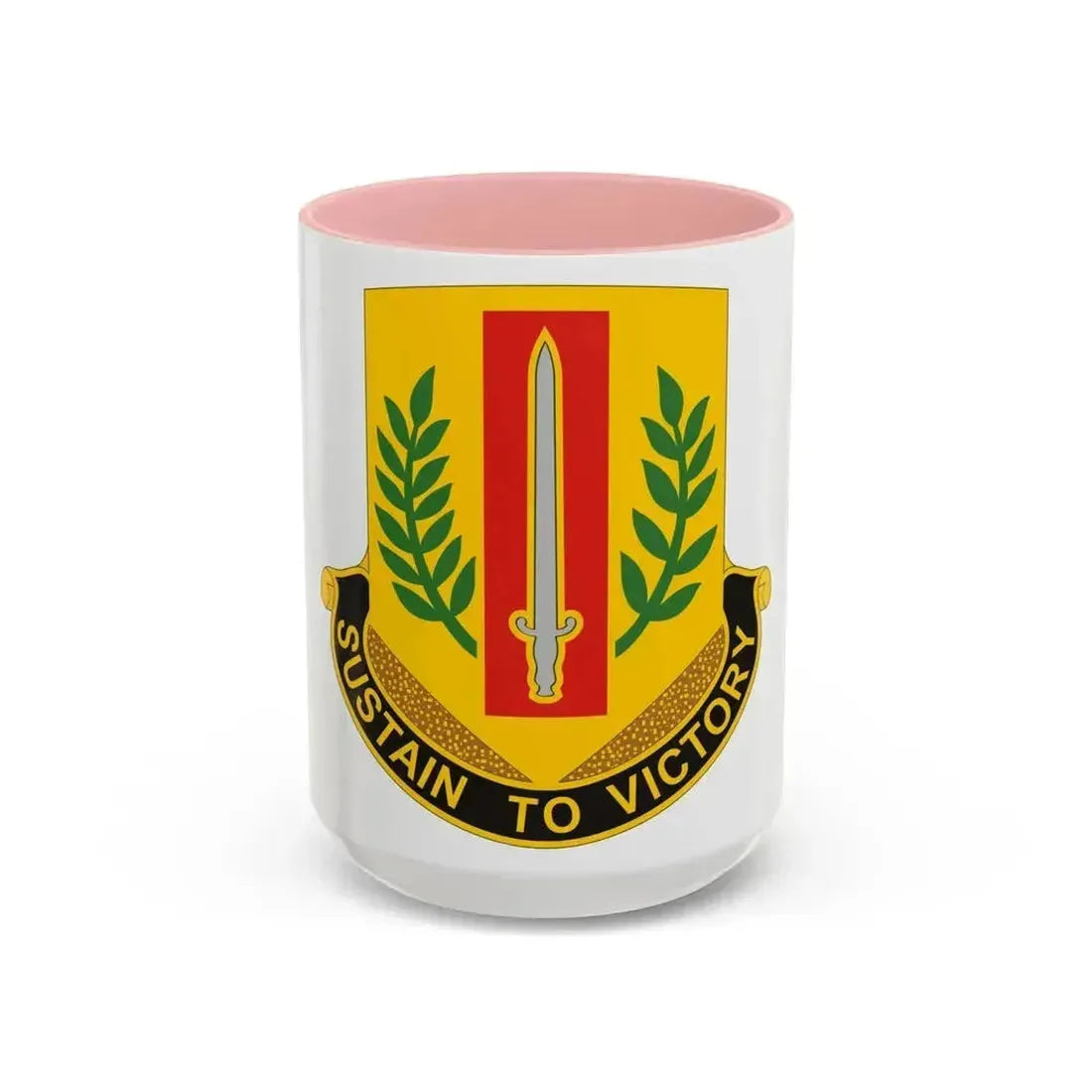 1 Sustainment Brigade 2 (U.S. Army) Accent Coffee Mug 15oz Pink - Go Mug Yourself