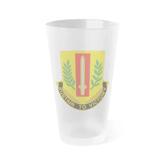 1 Sustainment Brigade 2 (U.S. Army) Frosted Pint Glass 16oz Default Title - Go Mug Yourself