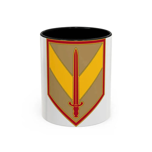 1 Sustainment Brigade 3 (U.S. Army) Accent Coffee Mug 11oz Black - Go Mug Yourself